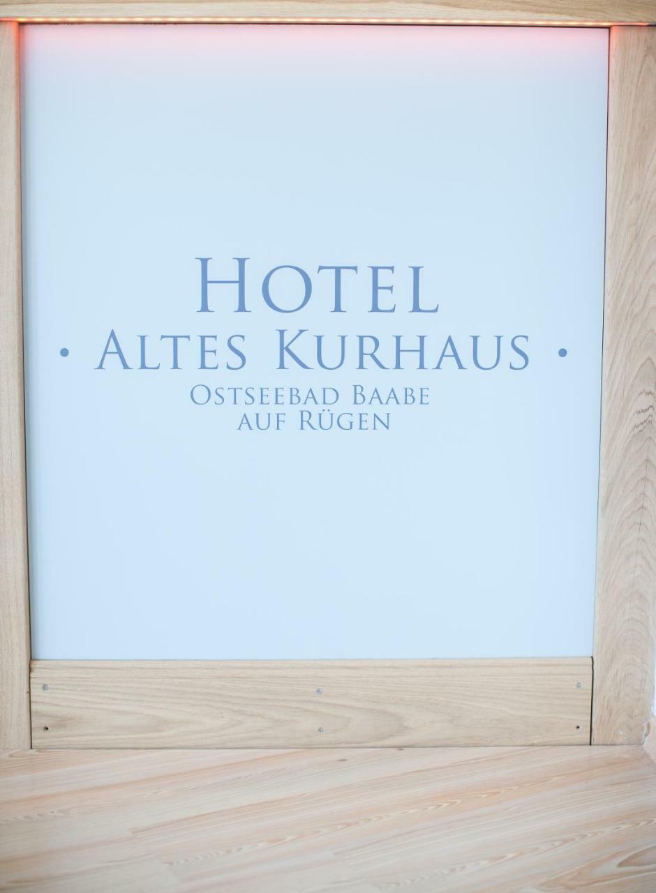 באבה Hotel Altes Kurhaus מראה חיצוני תמונה